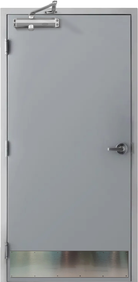 heavy steel security doors